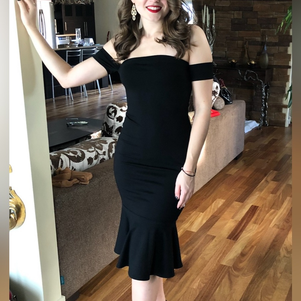 Forever 21 off shoulder mermaid dress